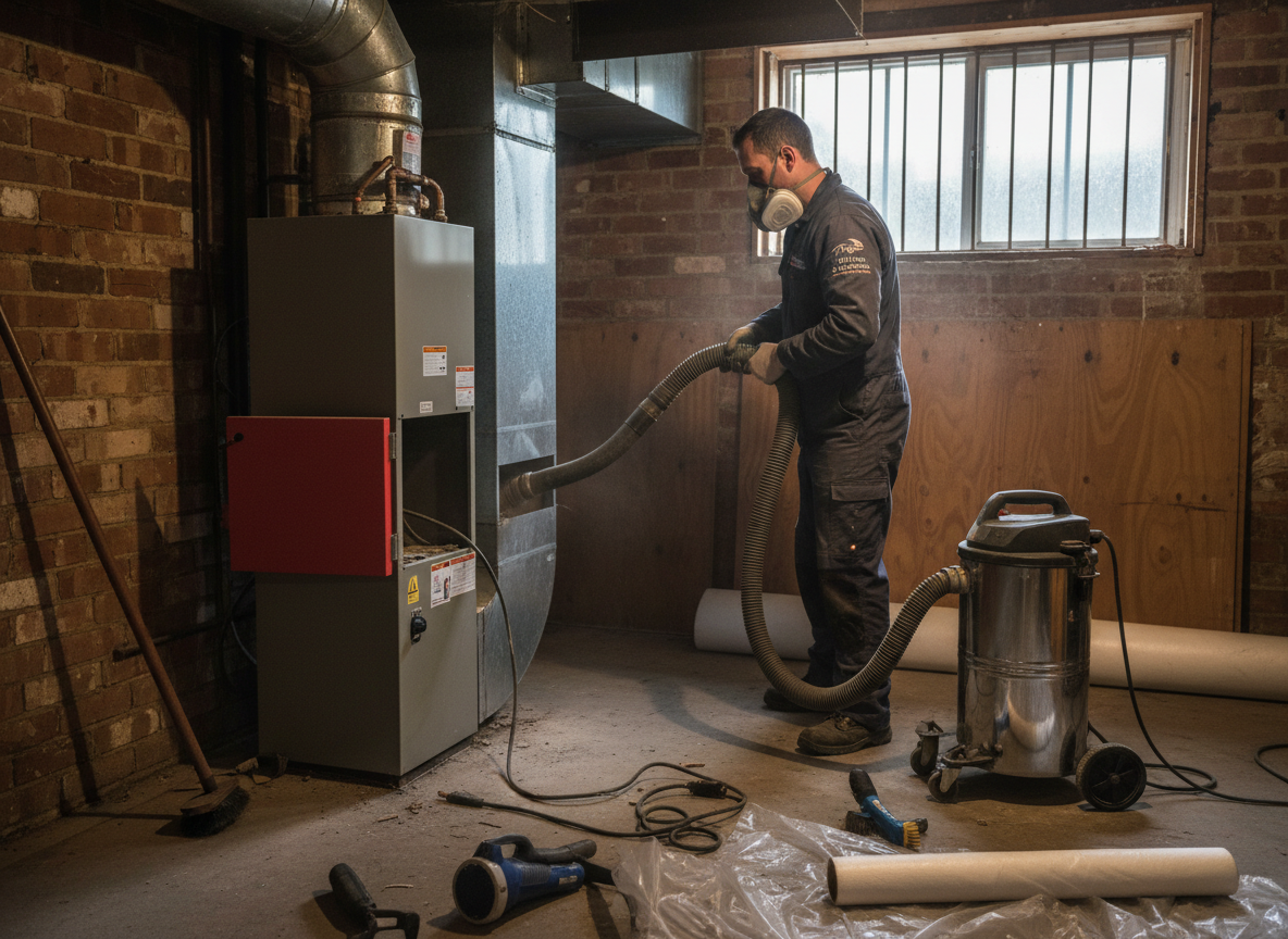 furnace and duct cleaning in Manchester